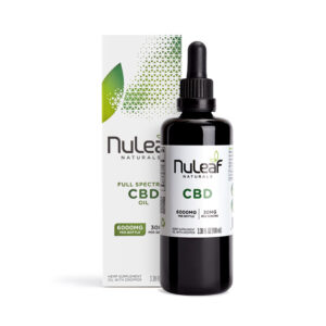 NuLeaf Naturals, Hemp CBD Oil, Full Spectrum, 3.38fl oz, 6000mg CBD