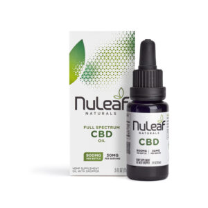 NuLeaf Naturals, Hemp CBD Oil, Full Spectrum, .5fl oz, 900mg CBD