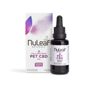NuLeaf Naturals, Pet CBD Oil, Full Spectrum, 1fl oz, 1800mg CBD